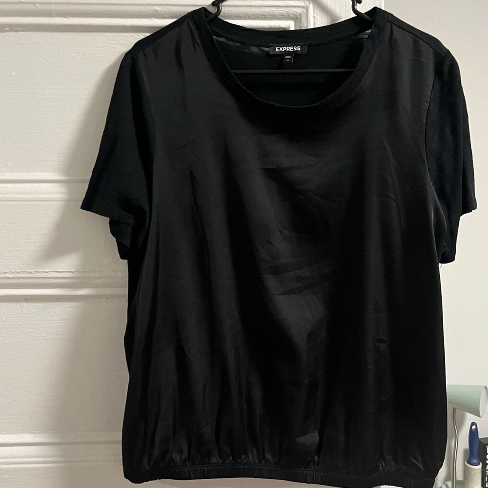 Express Satin Front Top